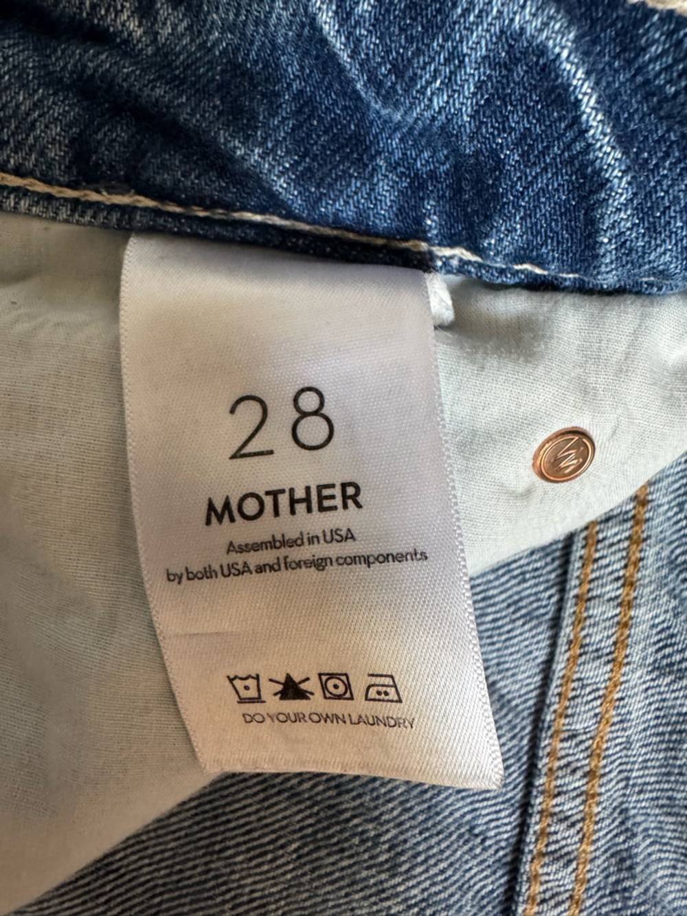 Mother Superior High Waisted Tunnel Vision Sneak in Take Me Higher Size 28 - Picture 8 of 13